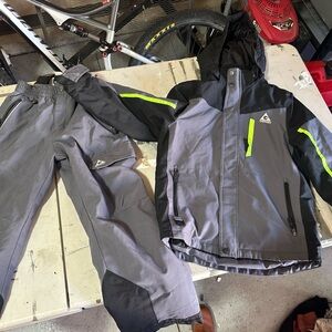 Gerry Weber Black and Gray Ski Jacket with Neon Accents